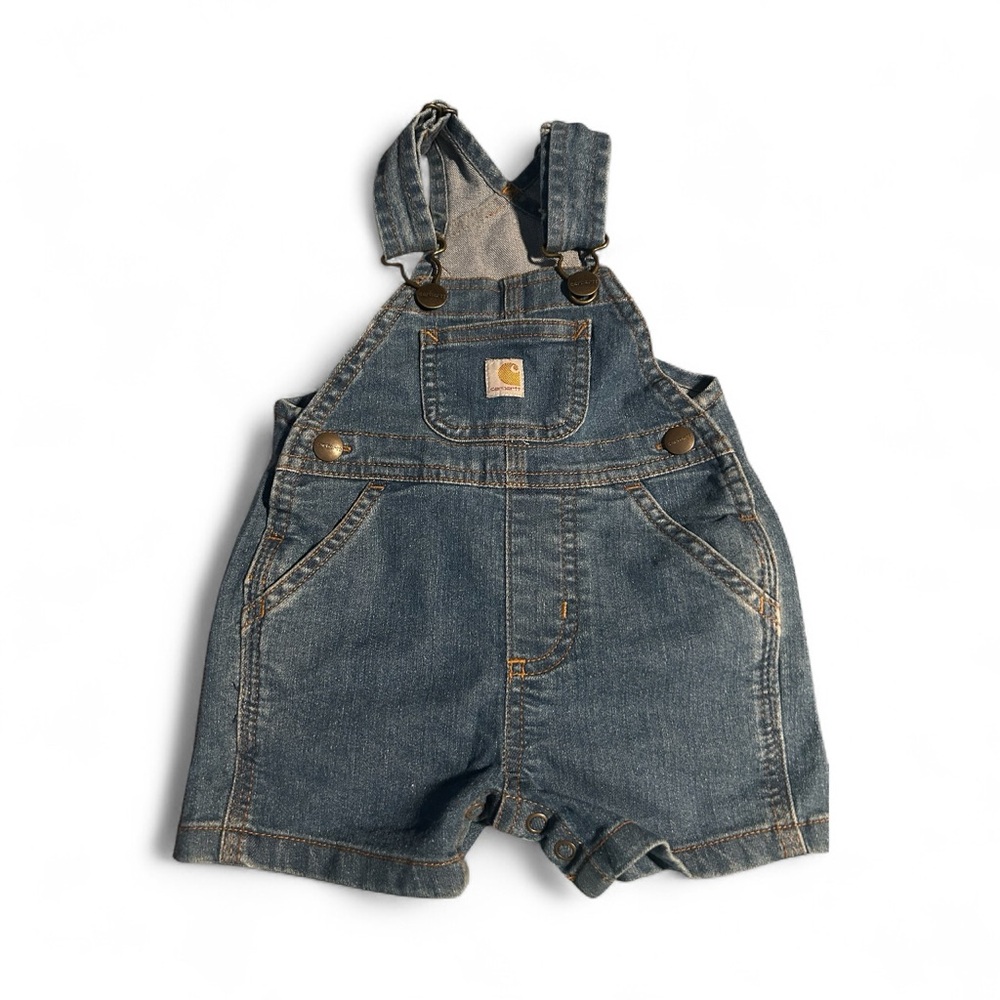 Carhartt Kids Blue Denim Overalls